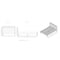 Alaterre Furniture Windsor 3-Piece Set with Panel Full Bed and 2 Nightstands, White ANWI2131R4 - alternate 4